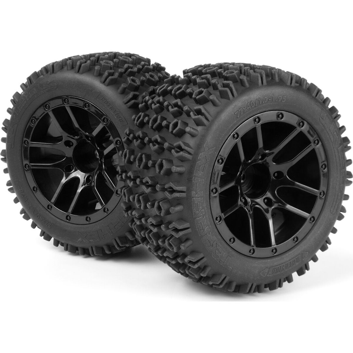 Tredz Terrahex Wheel & Tire Set (77x40/2pcs) - Mv150573 - Maverick Rc