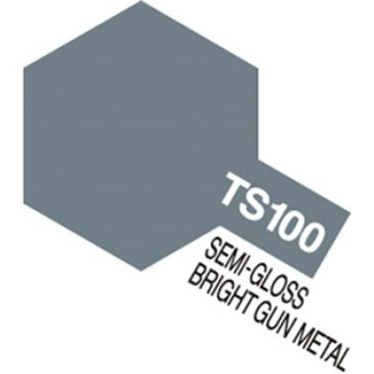 Tamiya Spraymaling - Ts-100 Semi Gloss Bright Gun Metal - 85100