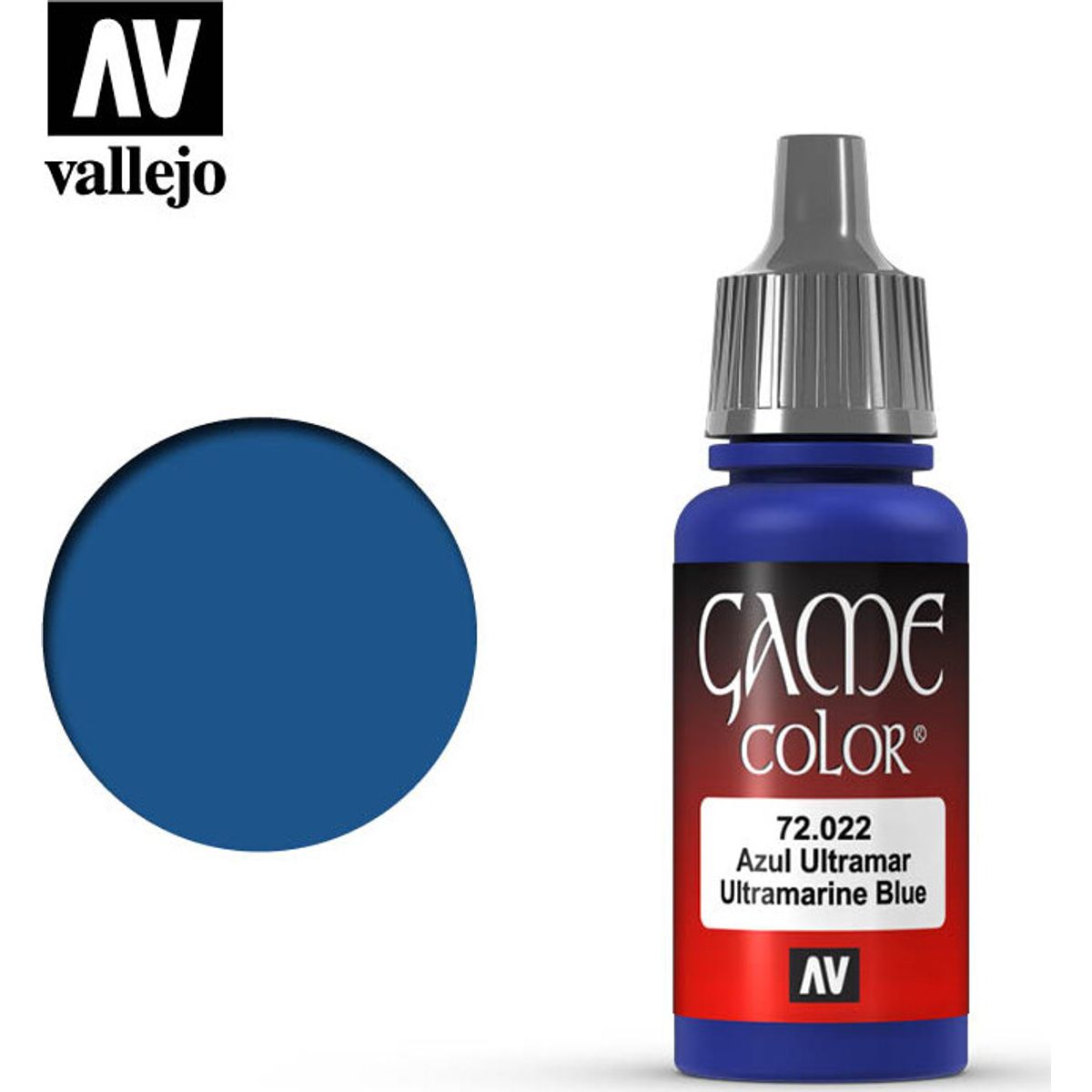 Vallejo - Game Color - Ultramarine Blue Mat - 18 Ml - 72022