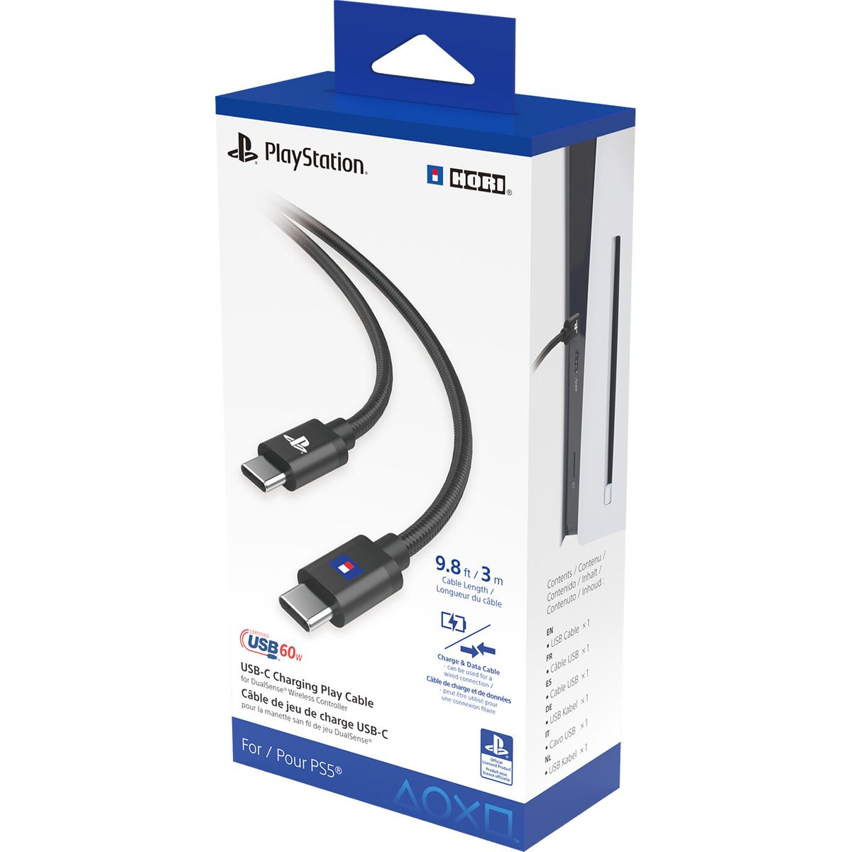 Usb-c Charging Play Cable For Dualsense Wireless Controller