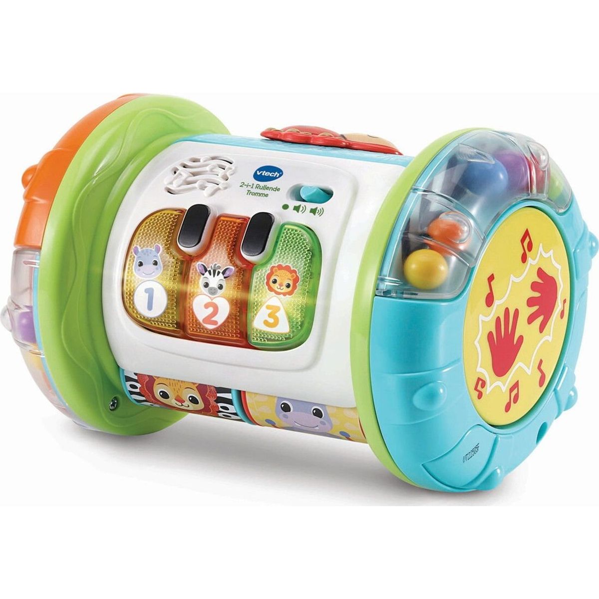 Vtech - 2- In 1 Rolling Explorer Tromme Dk