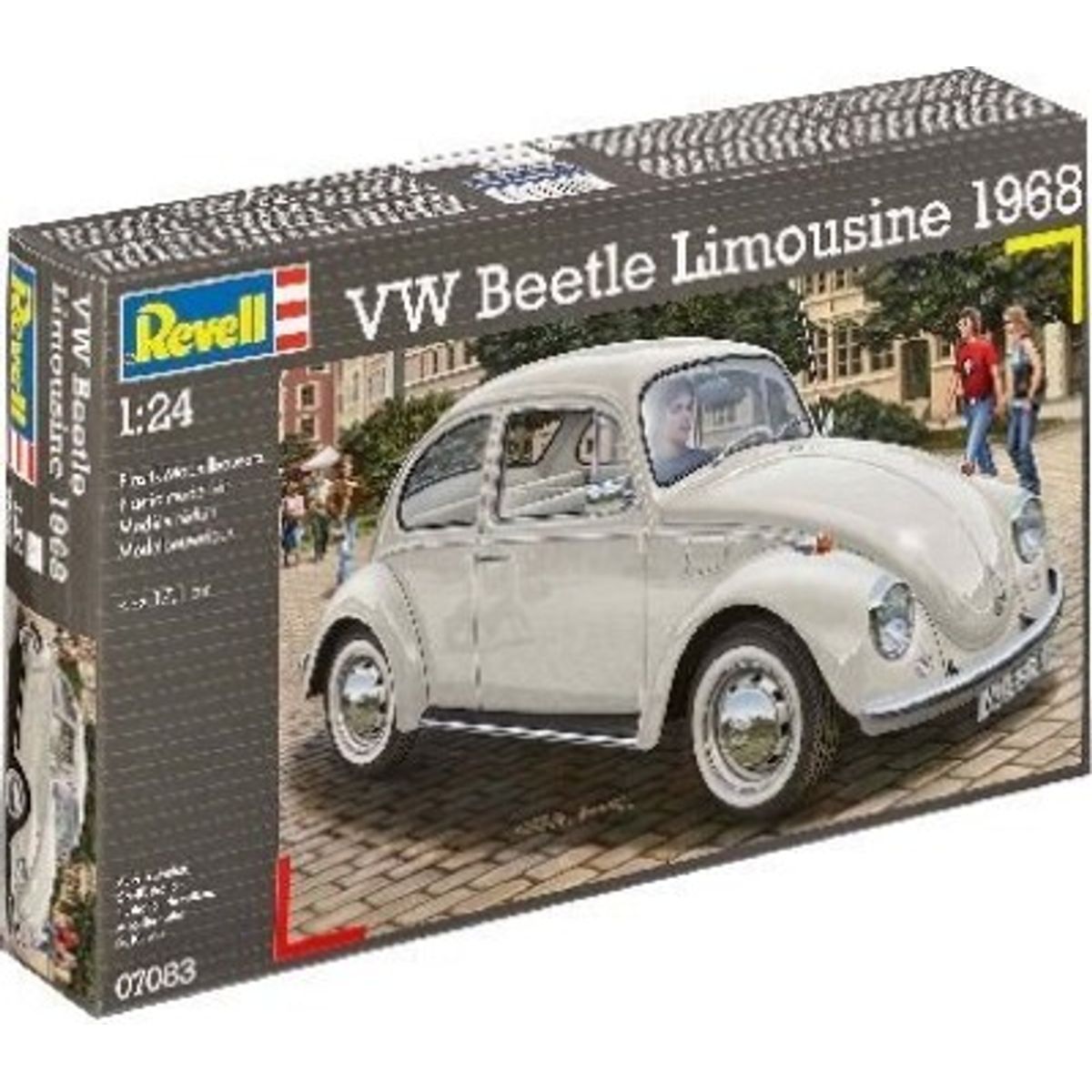 Revell - Vw Beetle Limousine Bil Byggesæt - 1:24 - 07083