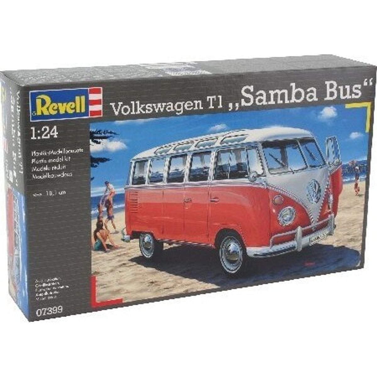 Revell - Volkswagen Vw T1 Samba Bus - 1:24 - 07399