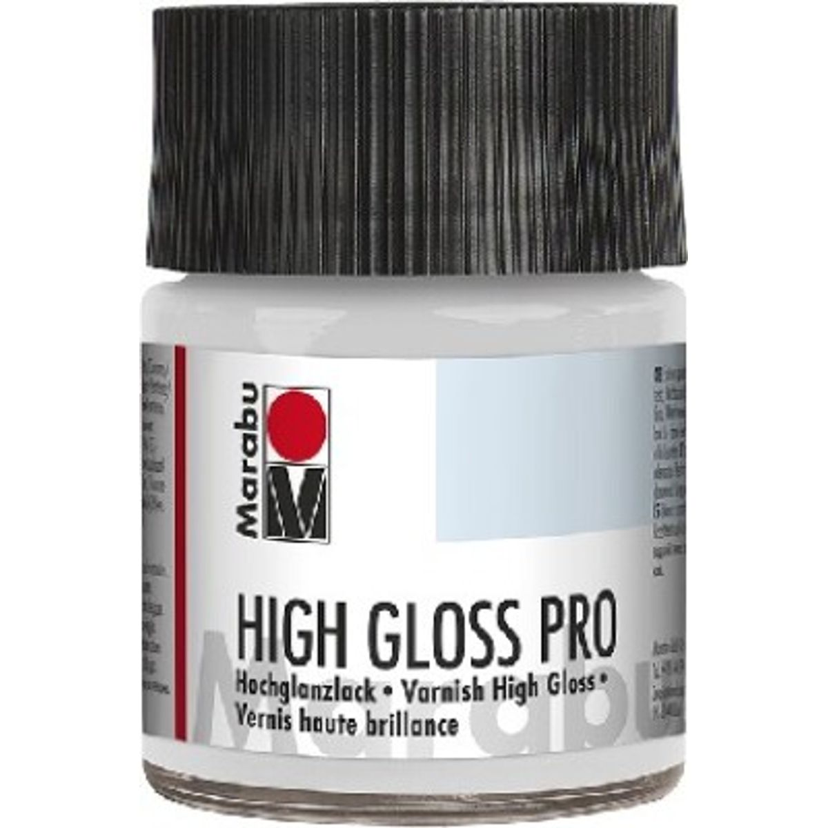 Marabu - High Gloss Pro Varnish - Klar Blank Decoupage Lak 50 Ml