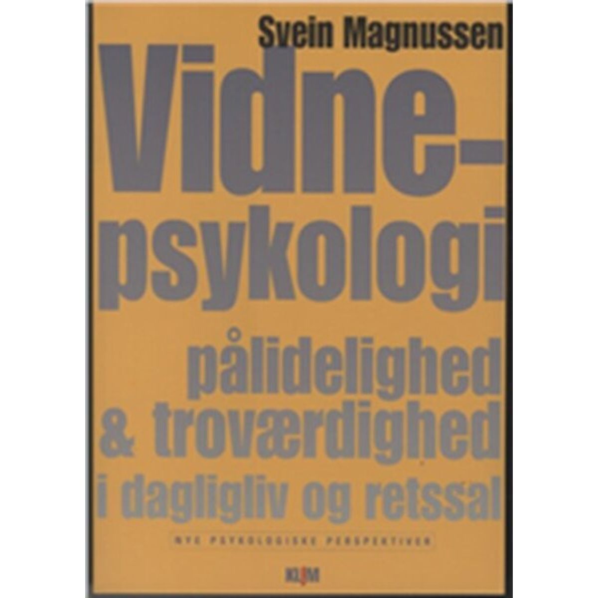 Vidnepsykologi - Svein Magnussen - Bog