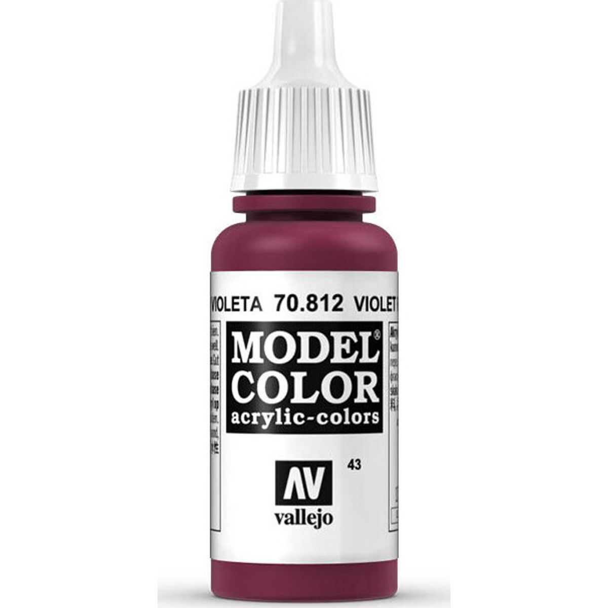 Vallejo - Model Color - Violet Red Mat - 17-18 Ml - 70812