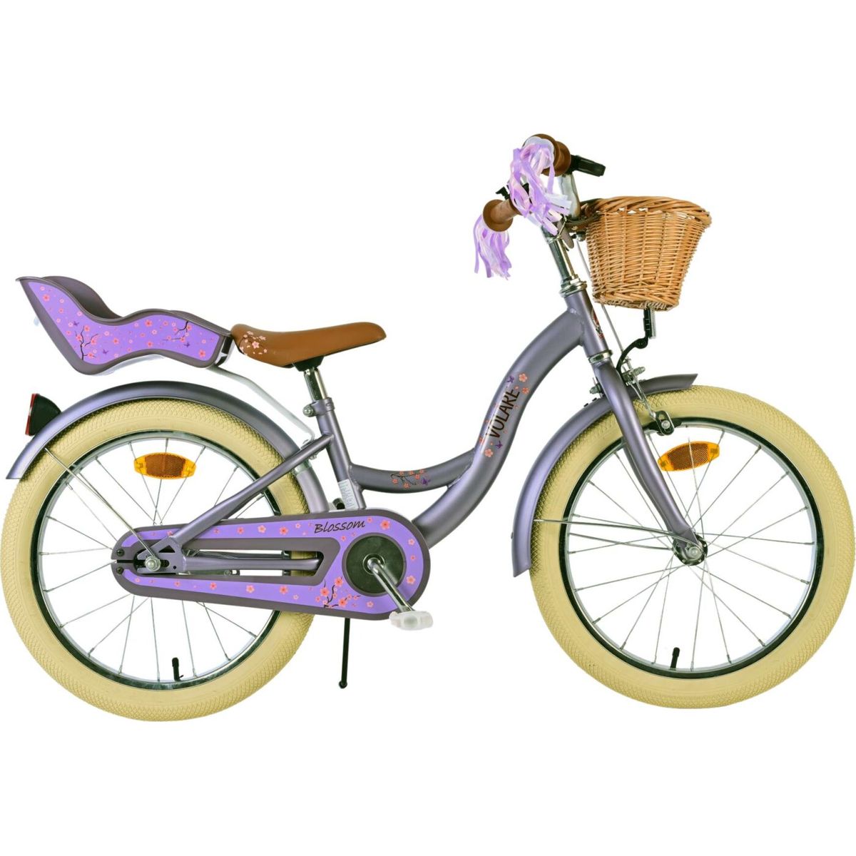 Volare - Børnecykel - 18'' Tommer - Blossom Lilla