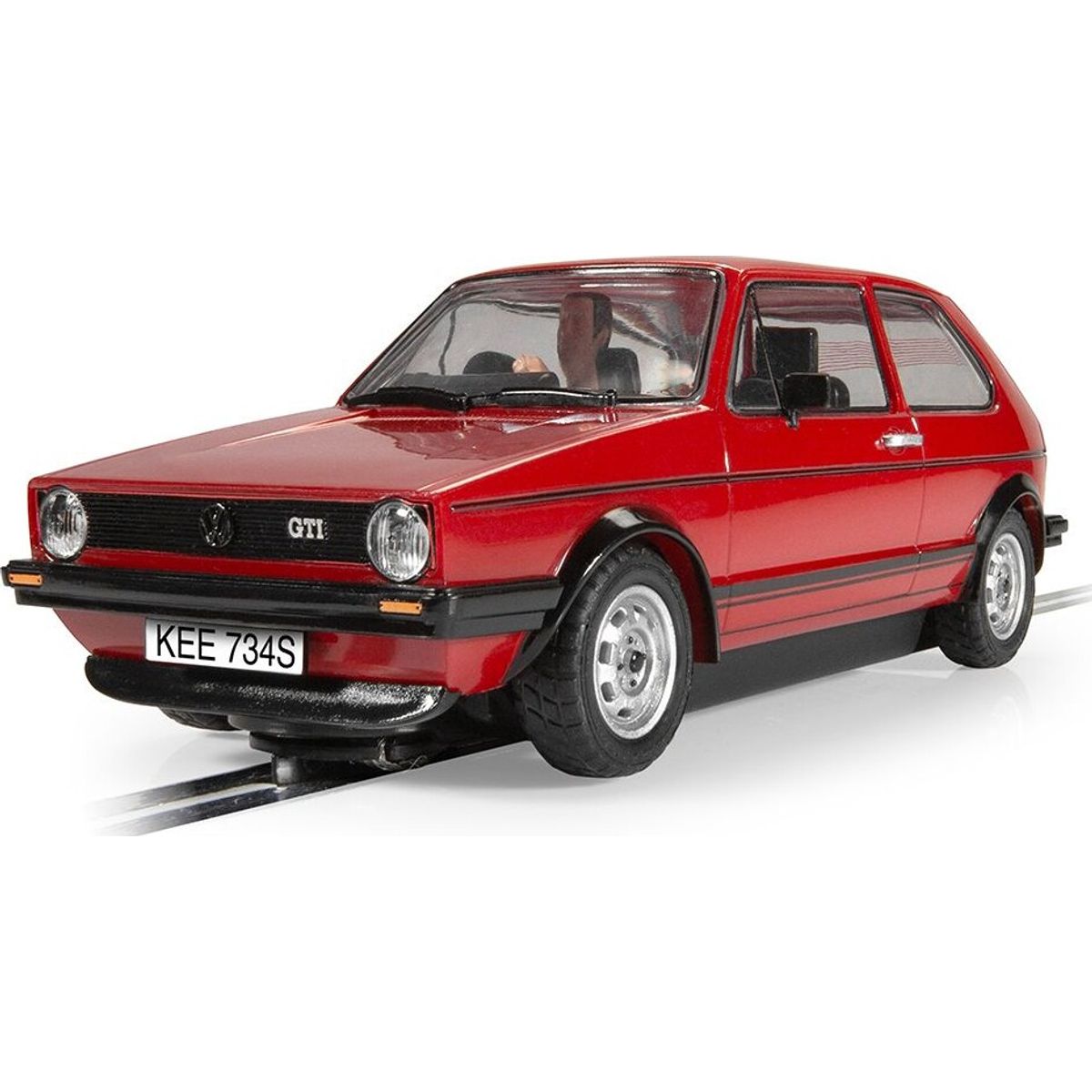 Scalextric - Volkswagen Golf Gti Rød Bil - 1:32 - C4490