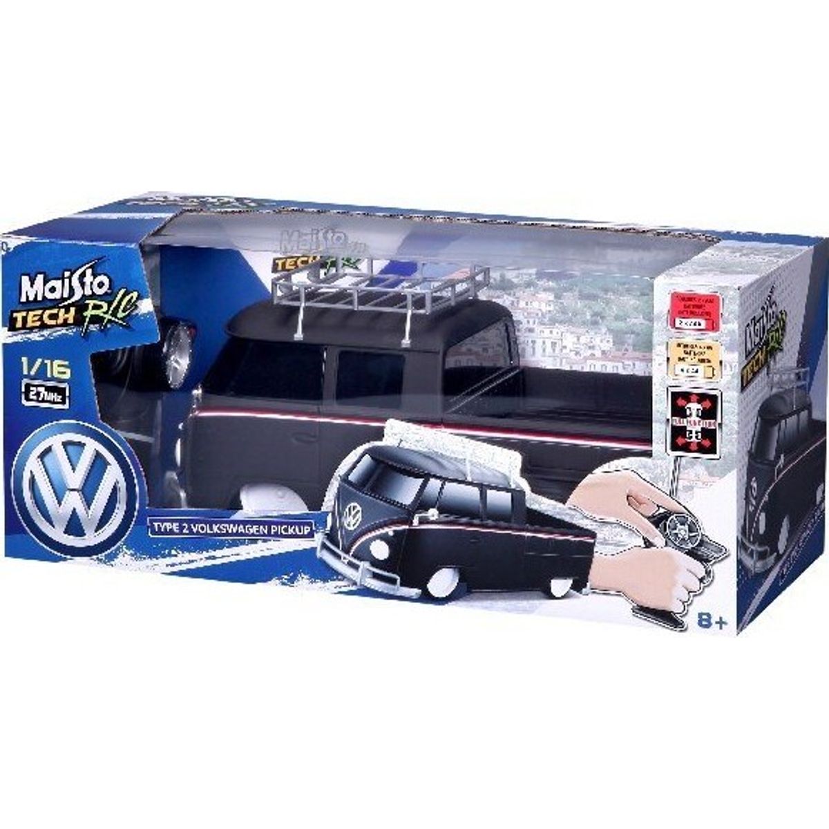 Maisto Tech Rc - Volkswagen Pickup - 1:16 - Sort