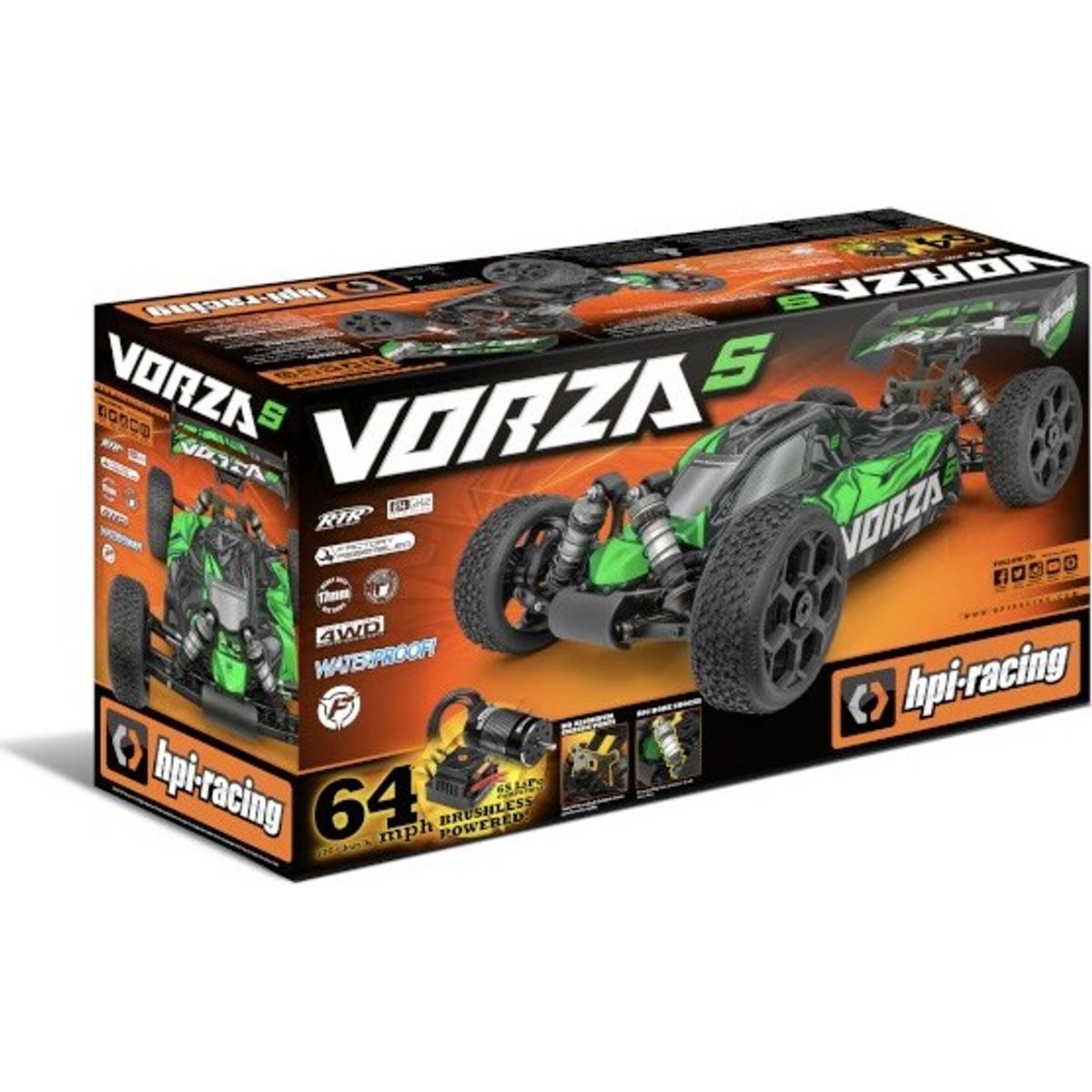 Hpi Racing - Vorza S Buggy Flux Fjernstyret Bil - Hp160179