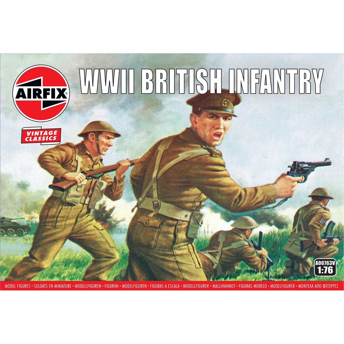 Airfix - Wwii British Infantry - Vintage Classics - 1:76 - A00763v