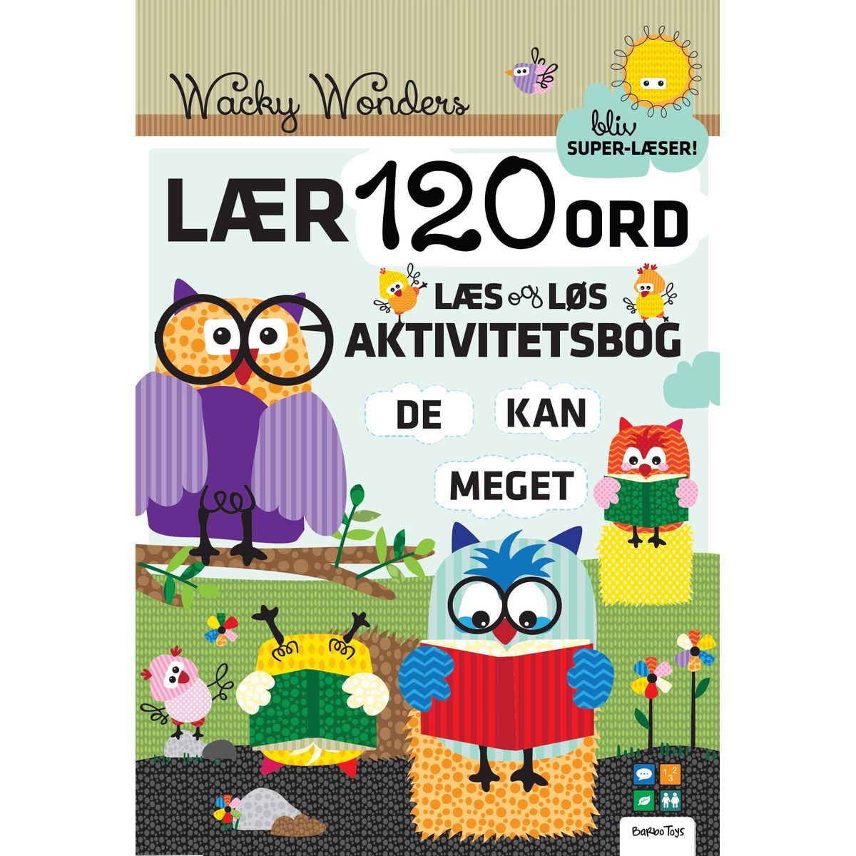 Wacky Wonders Activitets Bog Med 120 Ord + Stickers - Bog