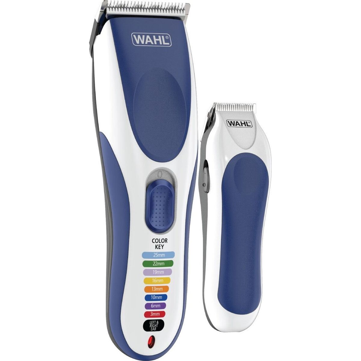 Wahl - Hårtrimmer Sæt - Color Pro Cordless Combo - 09649-916 - Hvid Blå