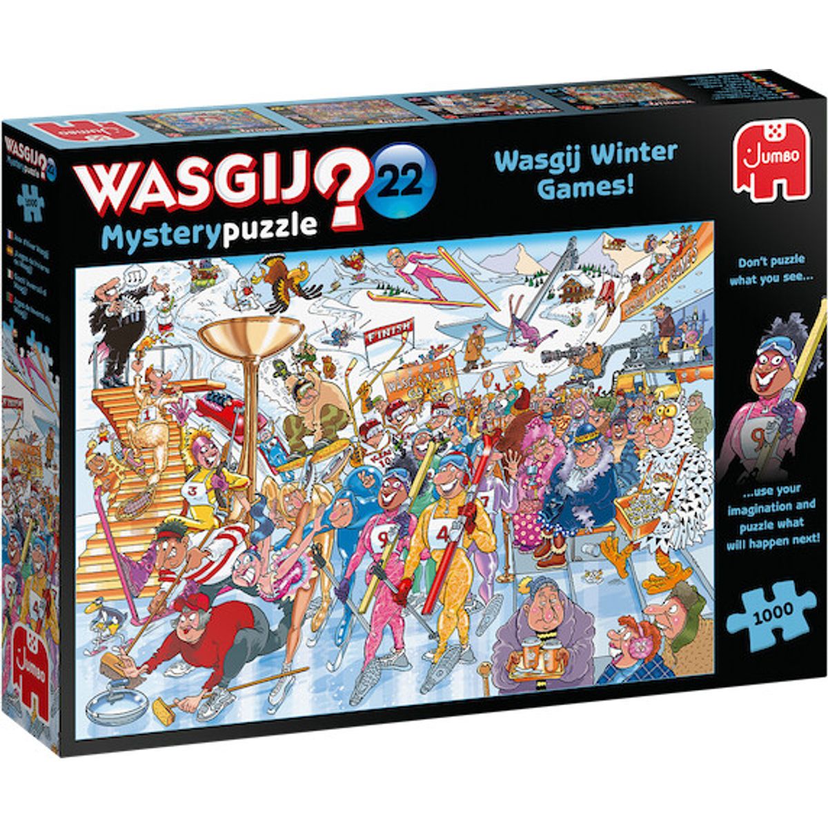 Wasgij - Mystery 22 Puslespil - Winter Games! - 1000 Brikker