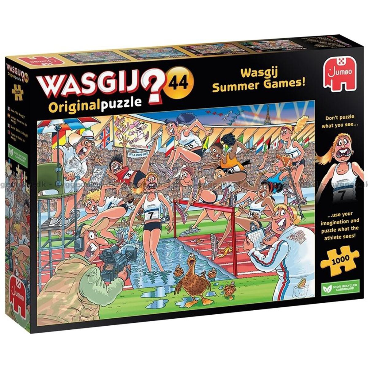 Wasgij - Original 44 Puslespil - Summer Games! - 1000 Brikker