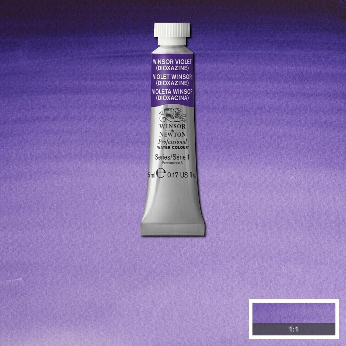 Winsor & Newton - Akvarelfarve - Winsor Violet Dioxazine 5 Ml