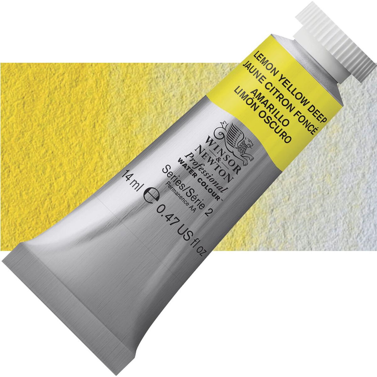 Winsor & Newton - Akvarelfarve - Lemon Yellow Deep 14 Ml