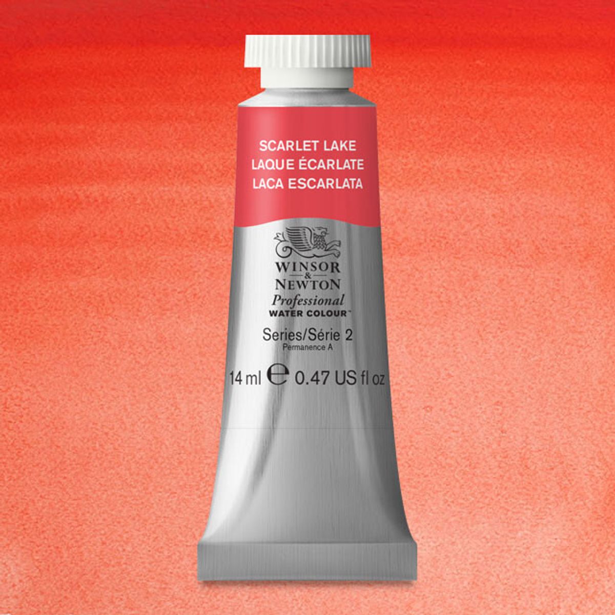 Winsor & Newton - Akvarelfarve - Scarlet Lake 14 Ml