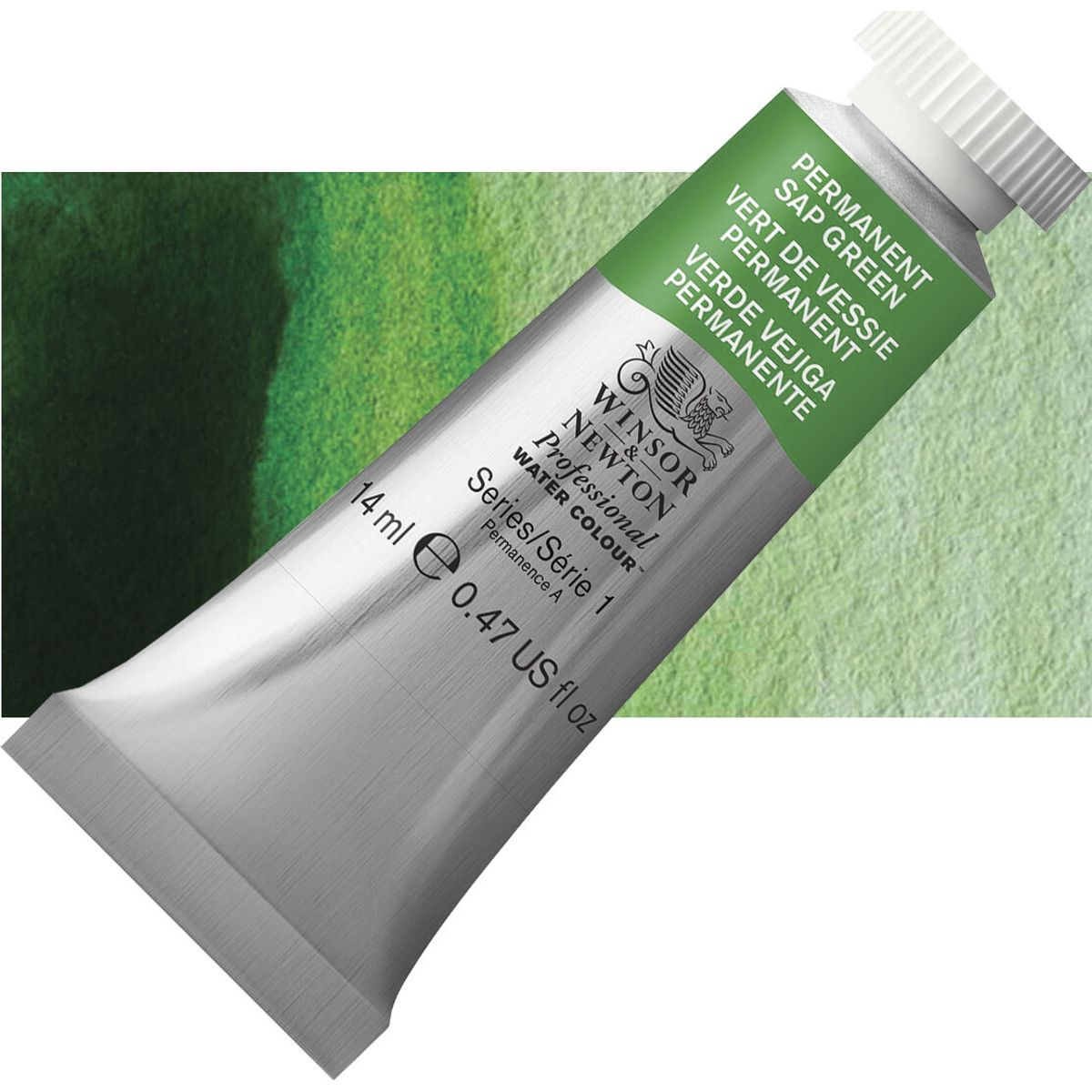 Winsor & Newton - Akvarelfarve - Permanent Sap Green 14 Ml