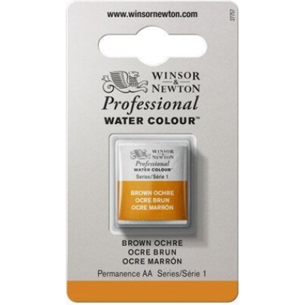 Winsor & Newton - Akvarelfarve 1/2 Pan - Brown Ochre