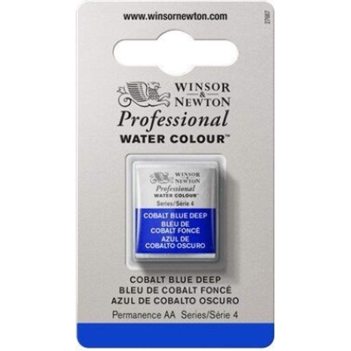 Winsor & Newton - Akvarelfarve 1/2 Pan - Cobalt Blue Deep