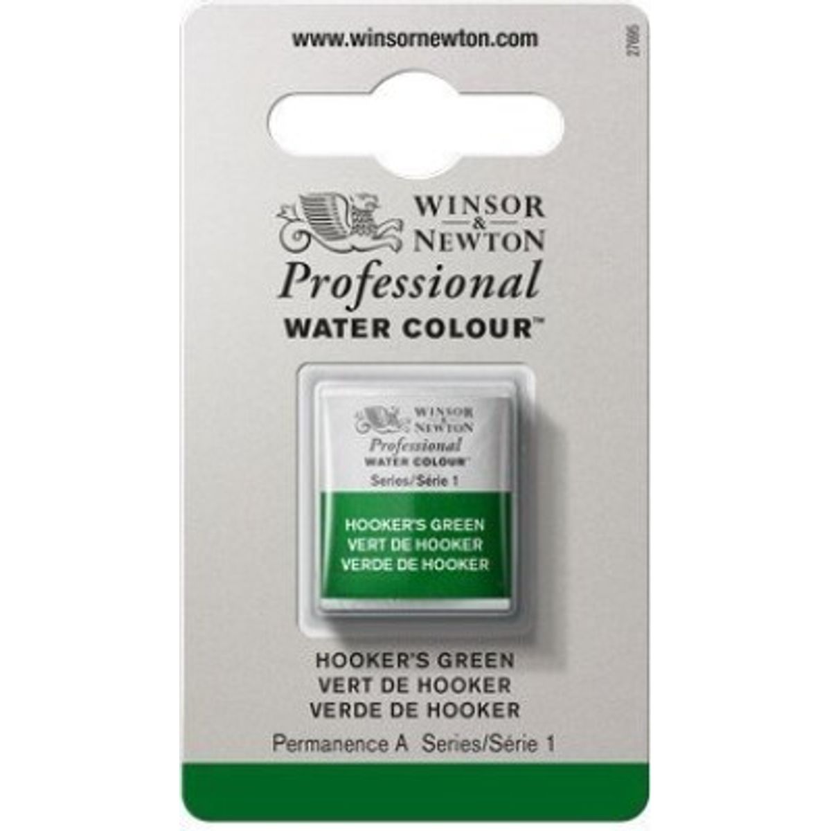 Winsor & Newton - Akvarelfarve 1/2 Pan - Hookers Green