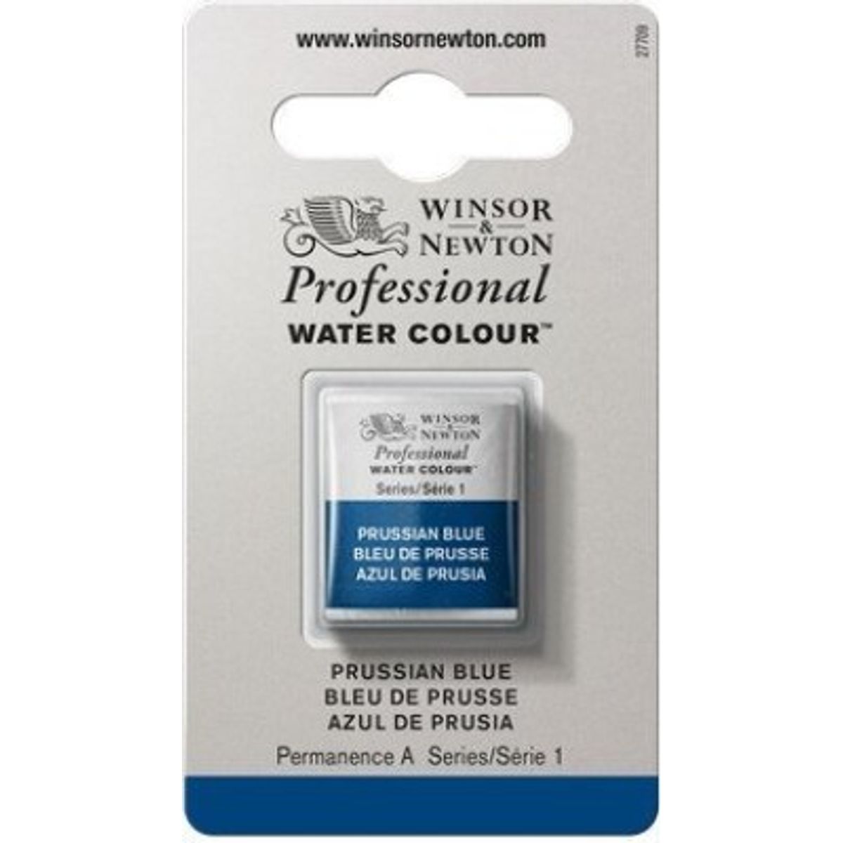 Winsor & Newton - Akvarelfarve 1/2 Pan - Prussian Blue