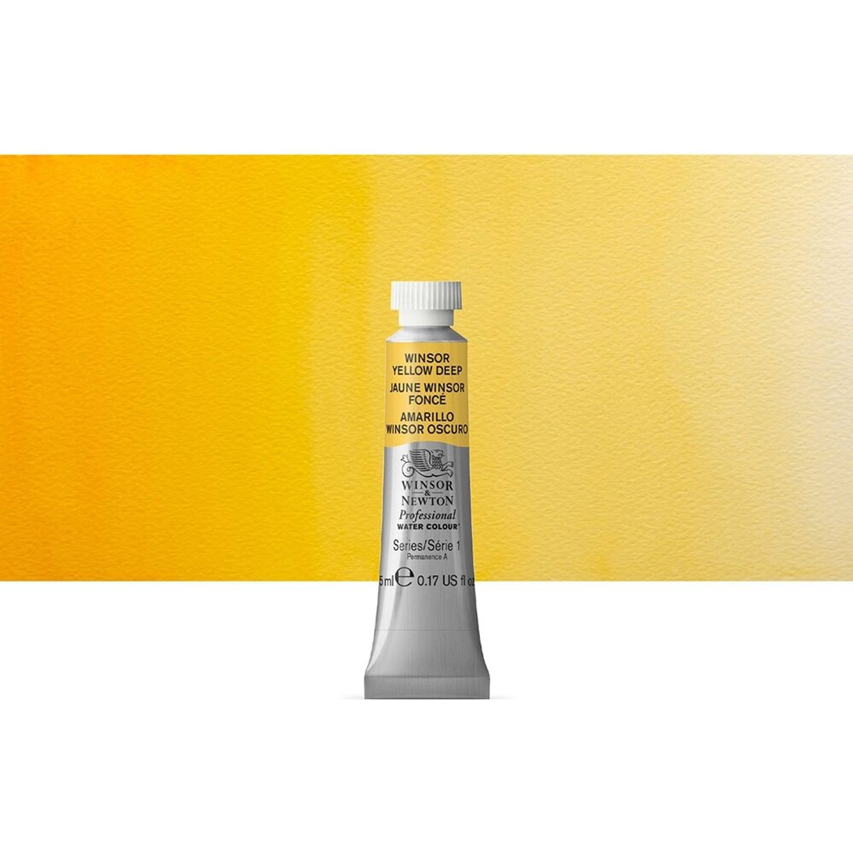 Winsor & Newton - Akvarelfarve - Winsor Yellow Deep 5 Ml