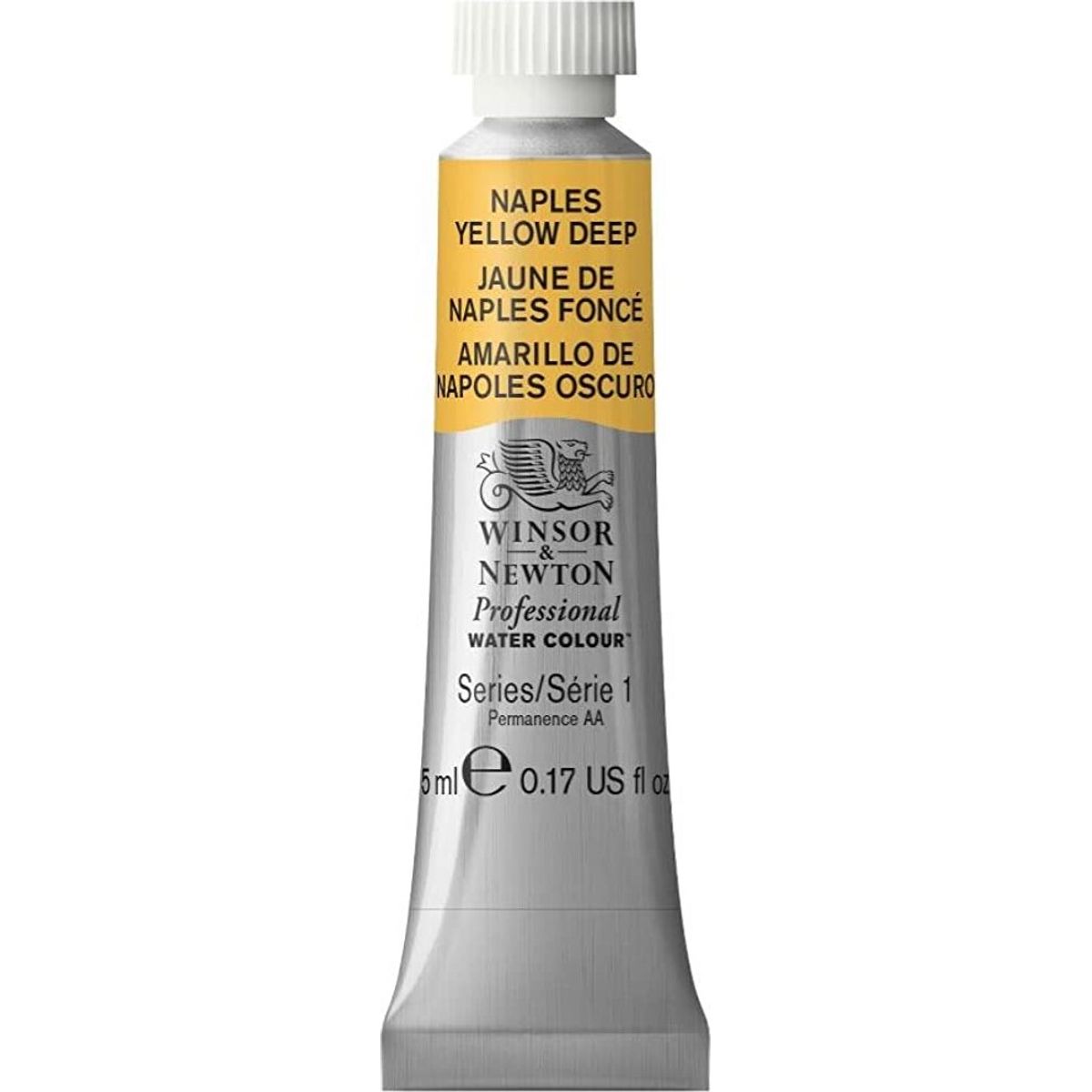 Winsor & Newton - Akvarelfarve - Naples Yellow Deep 5 Ml