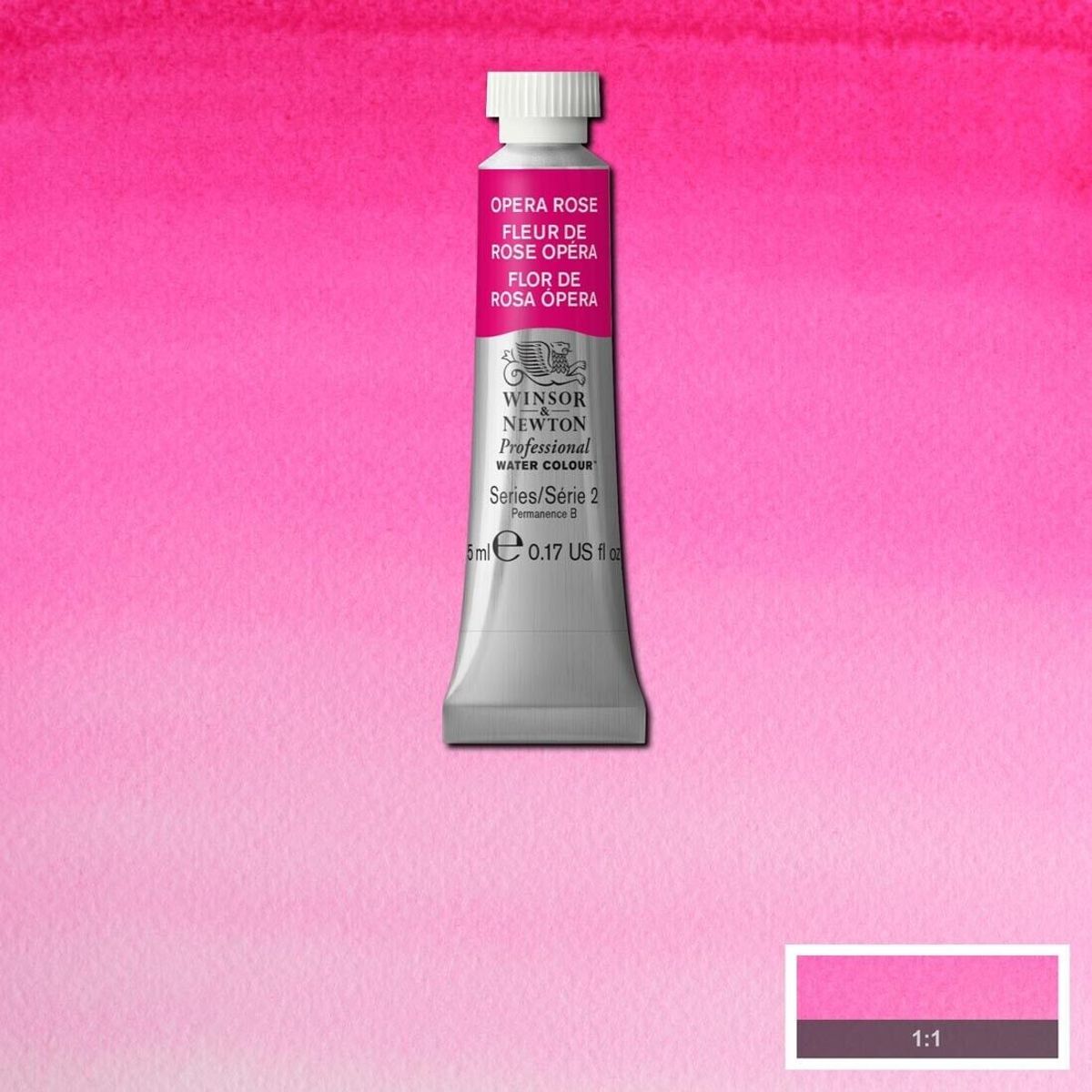 Winsor & Newton - Akvarelfarve - Opera Rose 5 Ml