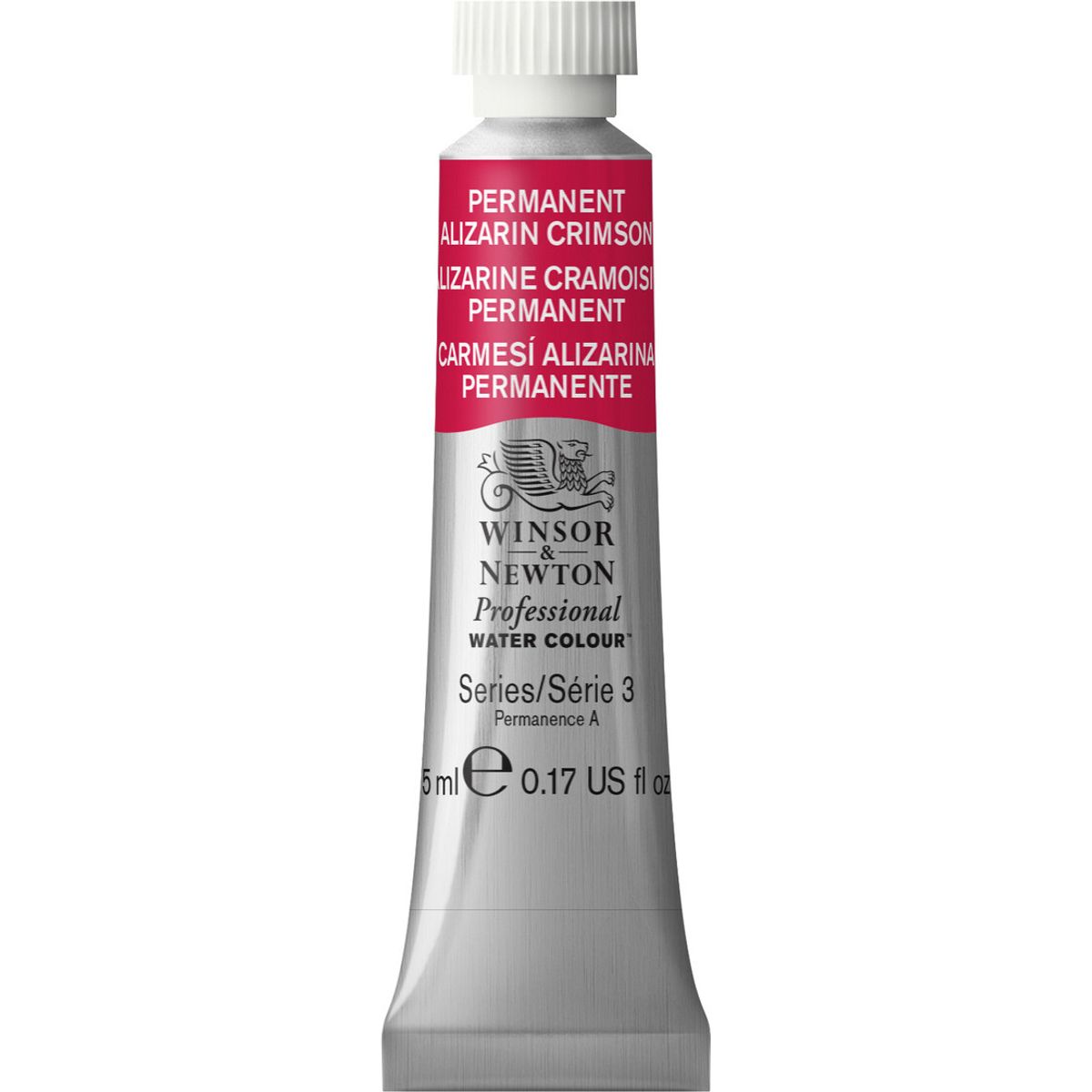 Winsor & Newton - Akvarelfarve - Permanent Alizarin Crimson 5 Ml