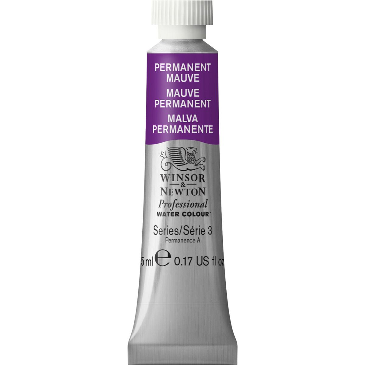 Winsor & Newton - Akvarelfarve - Permanent Mauve 5 Ml