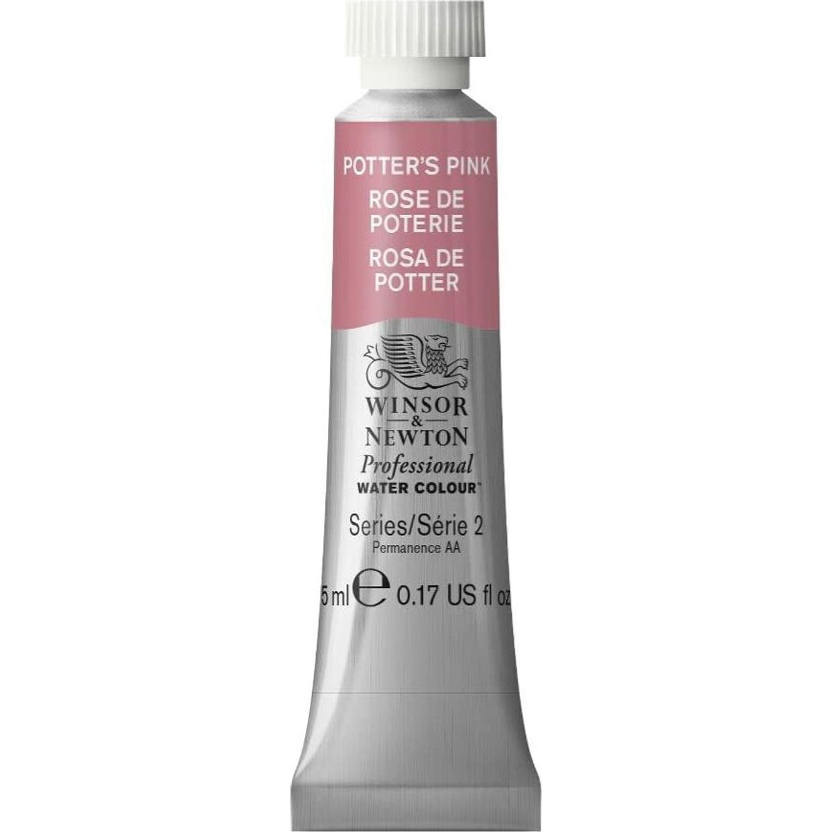 Winsor & Newton - Akvarelfarve - Potters Pink 5 Ml