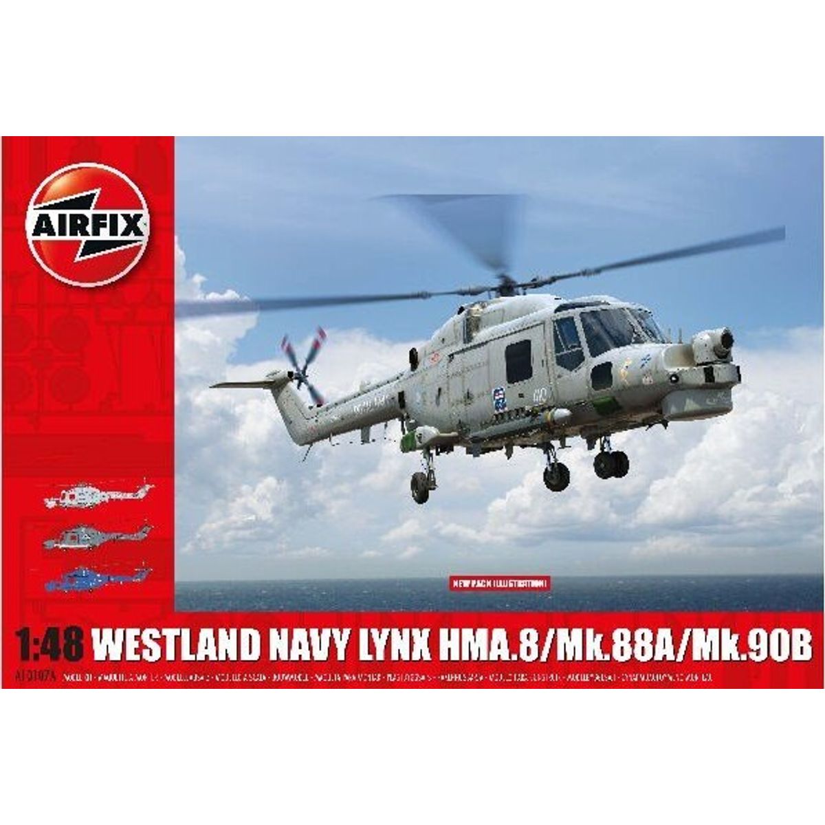 Airfix - Westland Lynx Helikopter Byggesæt - 1:48 - A10107a