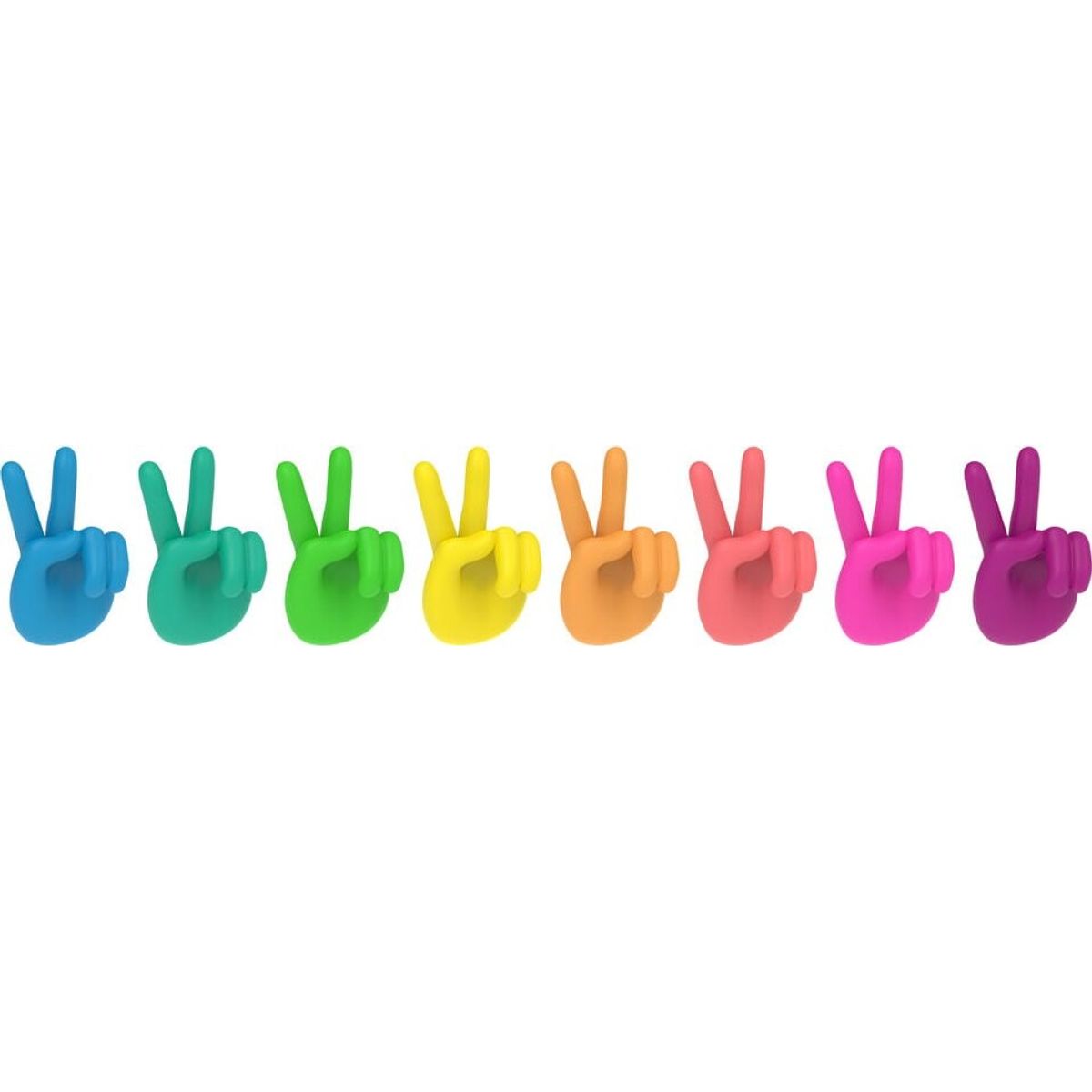 Winkee - Drinks Markører - Peace - Set Of 8