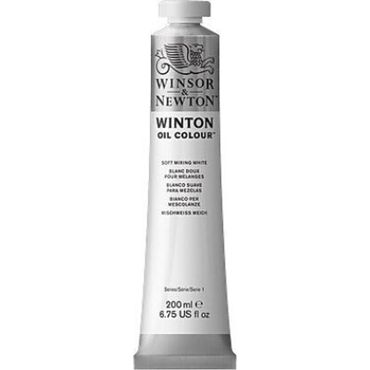 Winsor & Newton - Oliemaling - Winton - Soft Mixing White 200 Ml