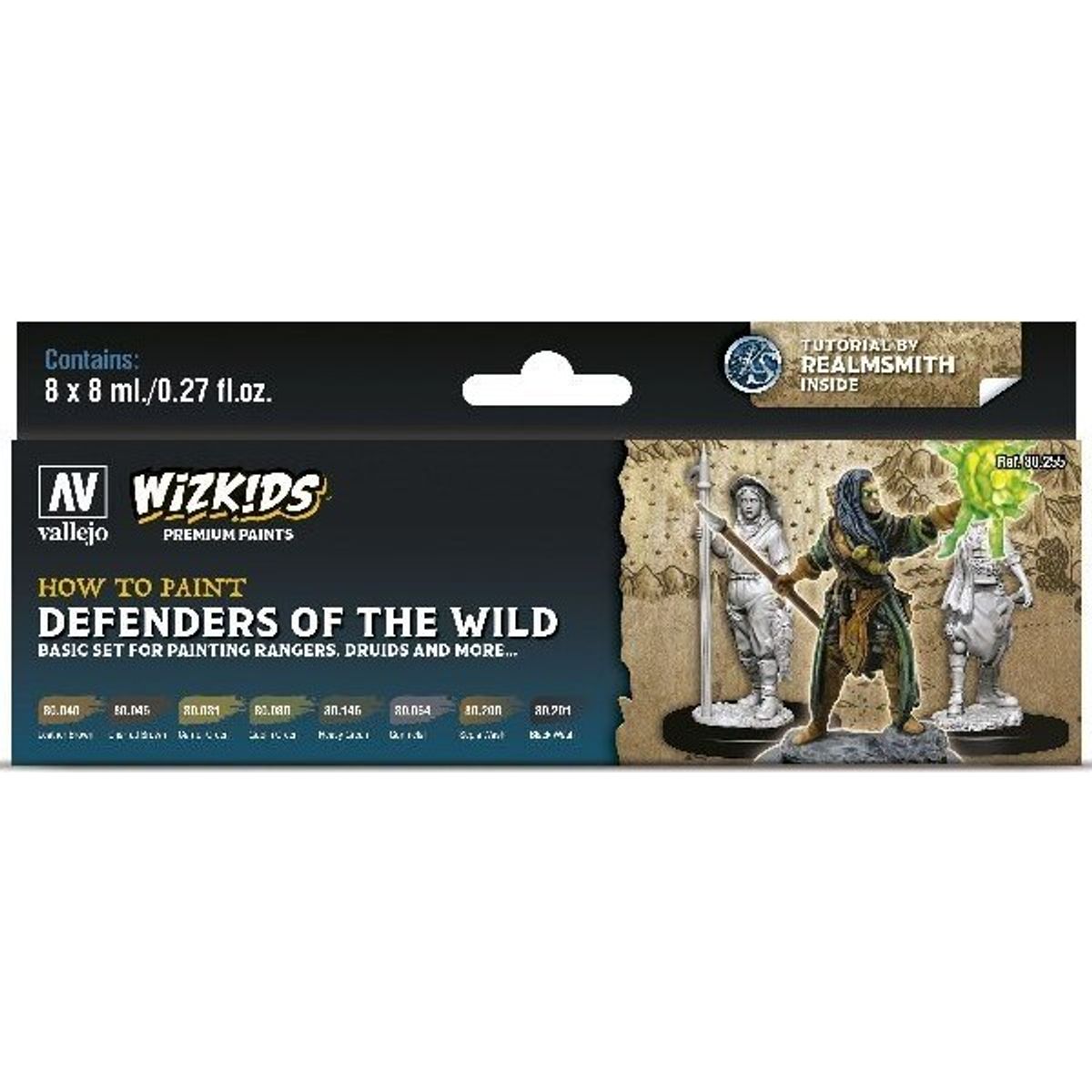 Vallejo - Wizkids Maling Sæt - Defenders Of The Wild - 8x8 Ml