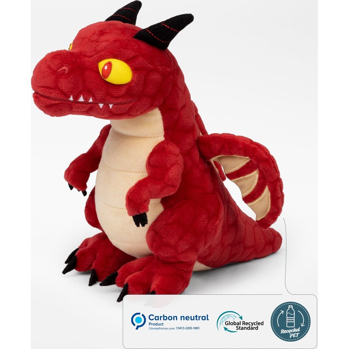 World Of Warcraft Bamse - Crimson Whelpling - 23 Cm