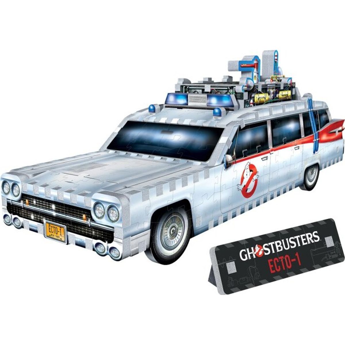 Wrebbit 3d Puslespil - Ghostbusters - Ecto-1