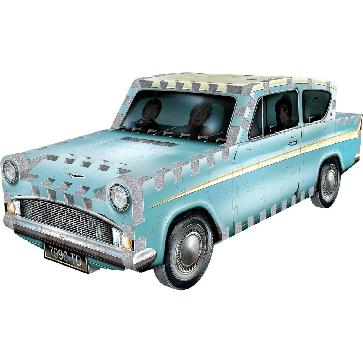 Harry Potter 3d Puslespil - Flyvende Ford Anglia - 130 Brikker - Wrebbit 3d