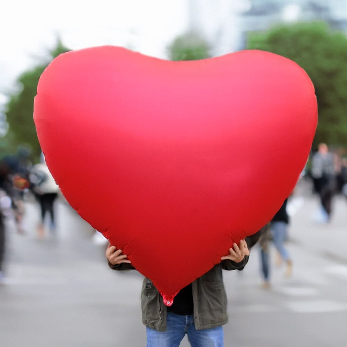 Xxl Heart Foil Balloon