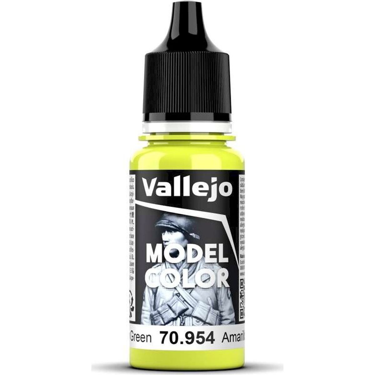 Vallejo - Model Color - Yellow Green Mat - 17-18 Ml - 70954