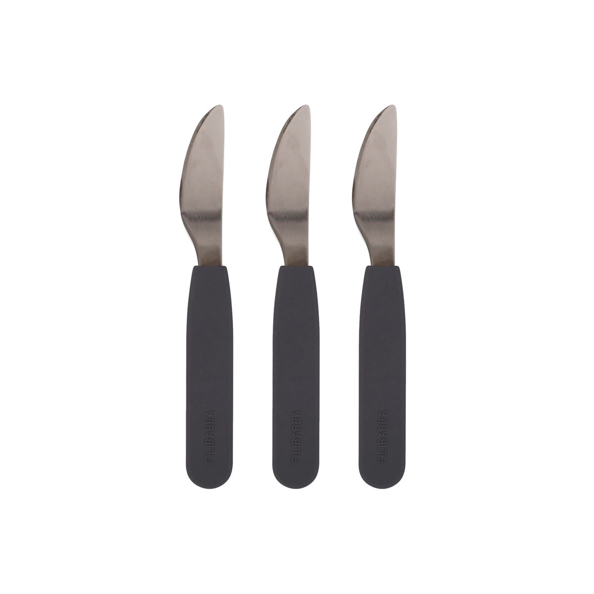 Silikone knive 3-pak - Stone Grey