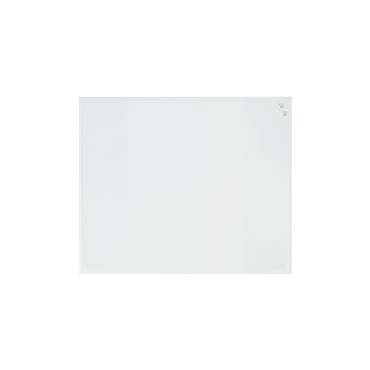 Stænkplade 60X65 Cm - Glas Med Metal Bagplade - Pure White