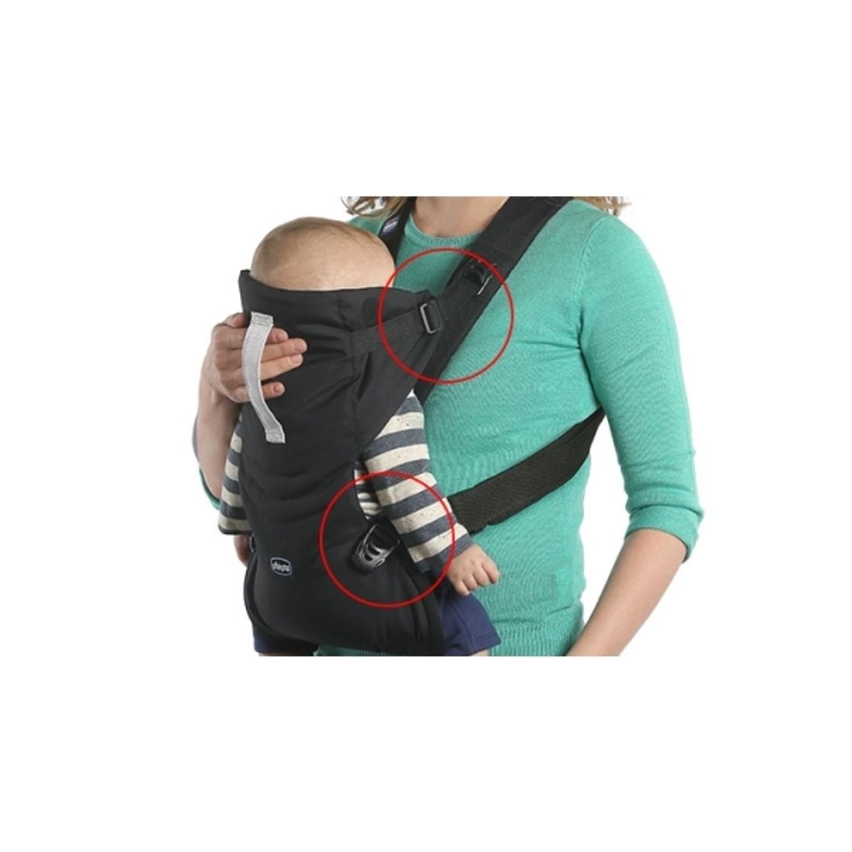 Chicco Easyfit, Baby Hoftesæde, 9 Kg, Sort