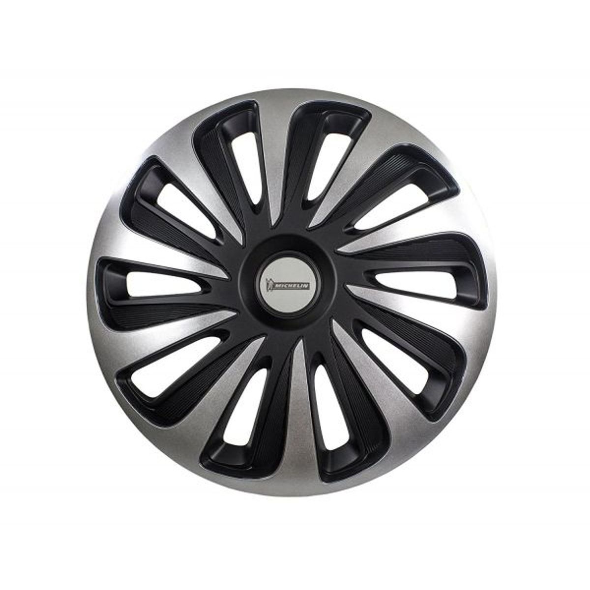 Michelin Hjulkapsler 17" Black (4stk)