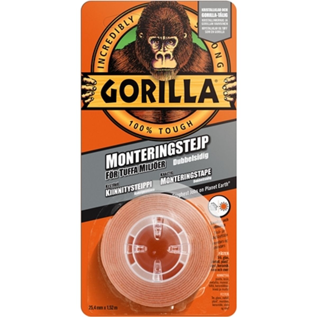 Gorilla Glue Monteringstape