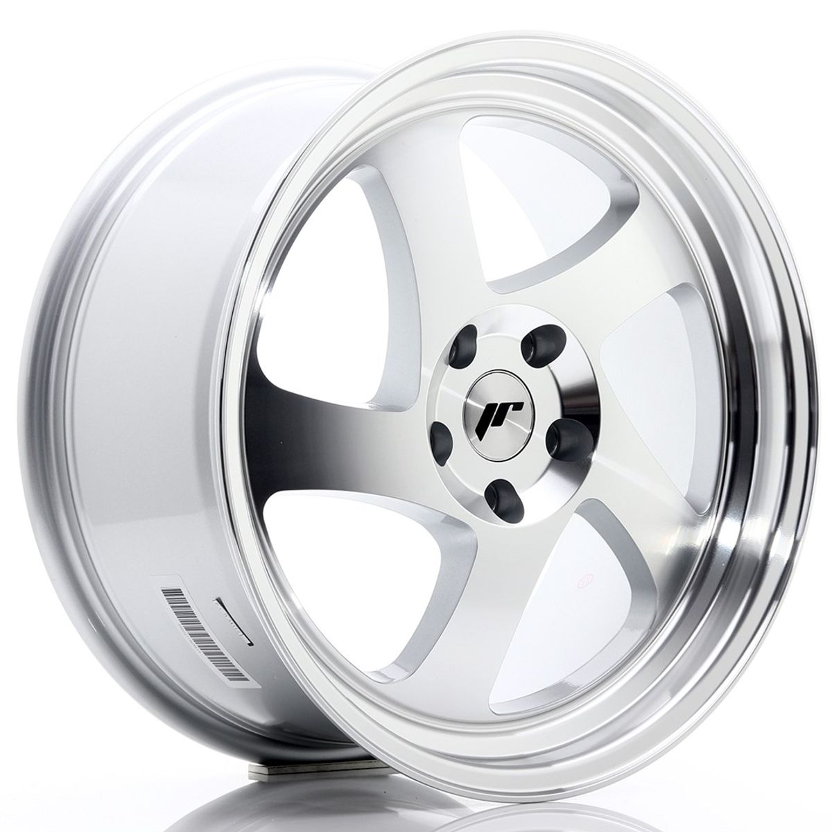 JR WHEELS JR15 Machined Silver Machined Silver