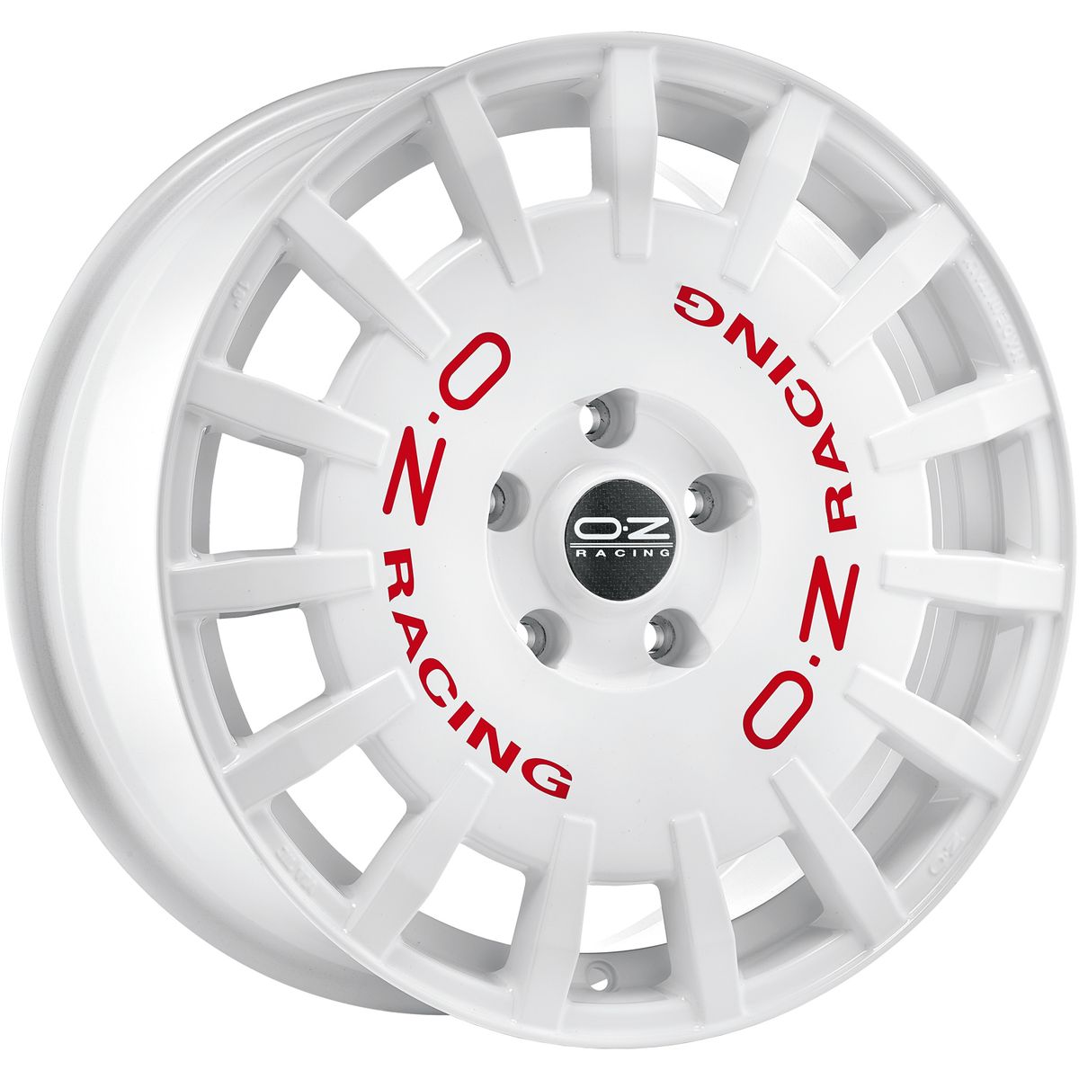 OZ rally racing race white red lettering race white red lettering