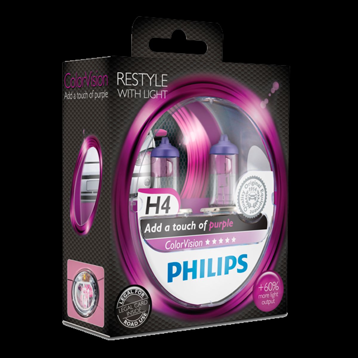 Philips ColorVision Purple H4